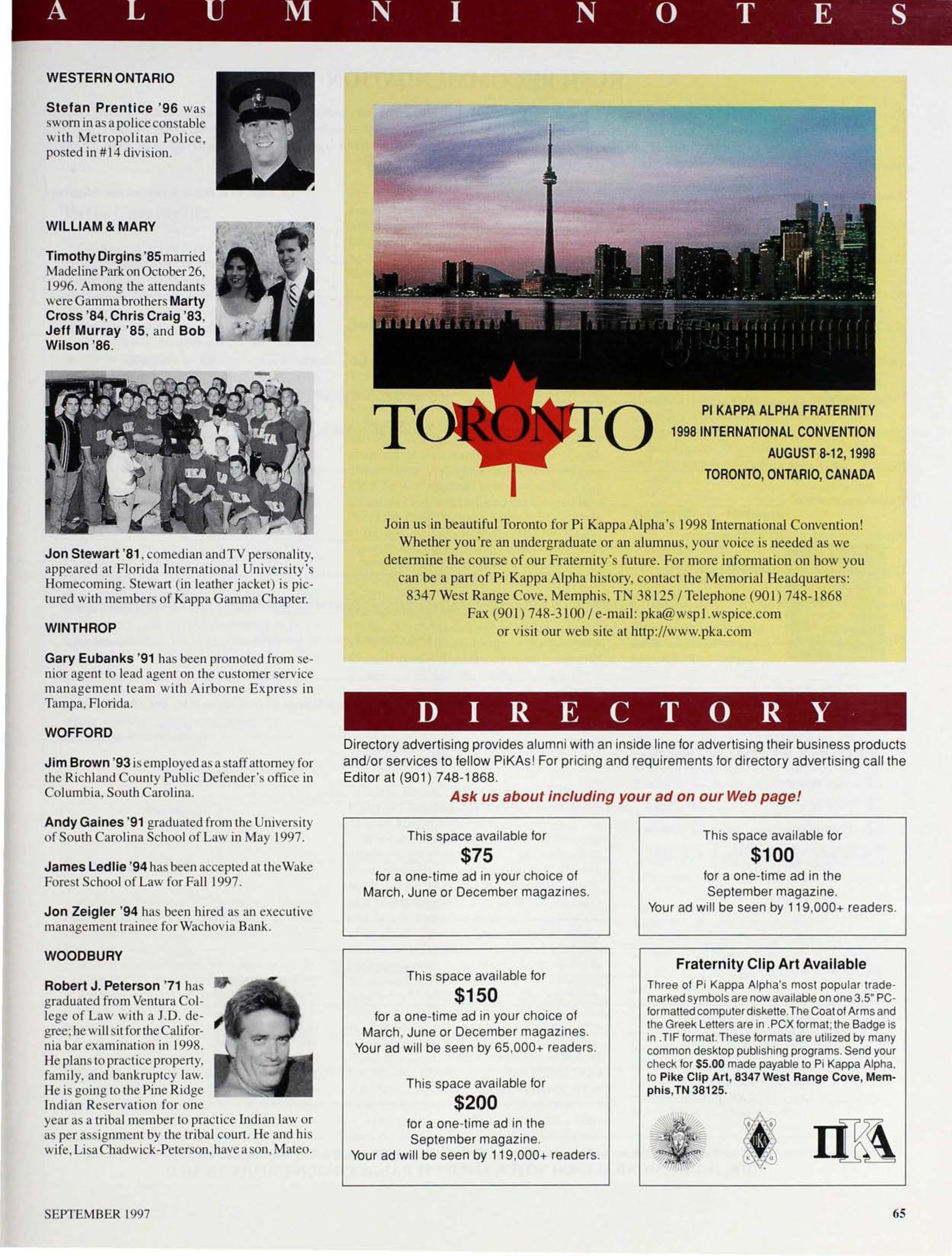 Toronto 1998 International Convention